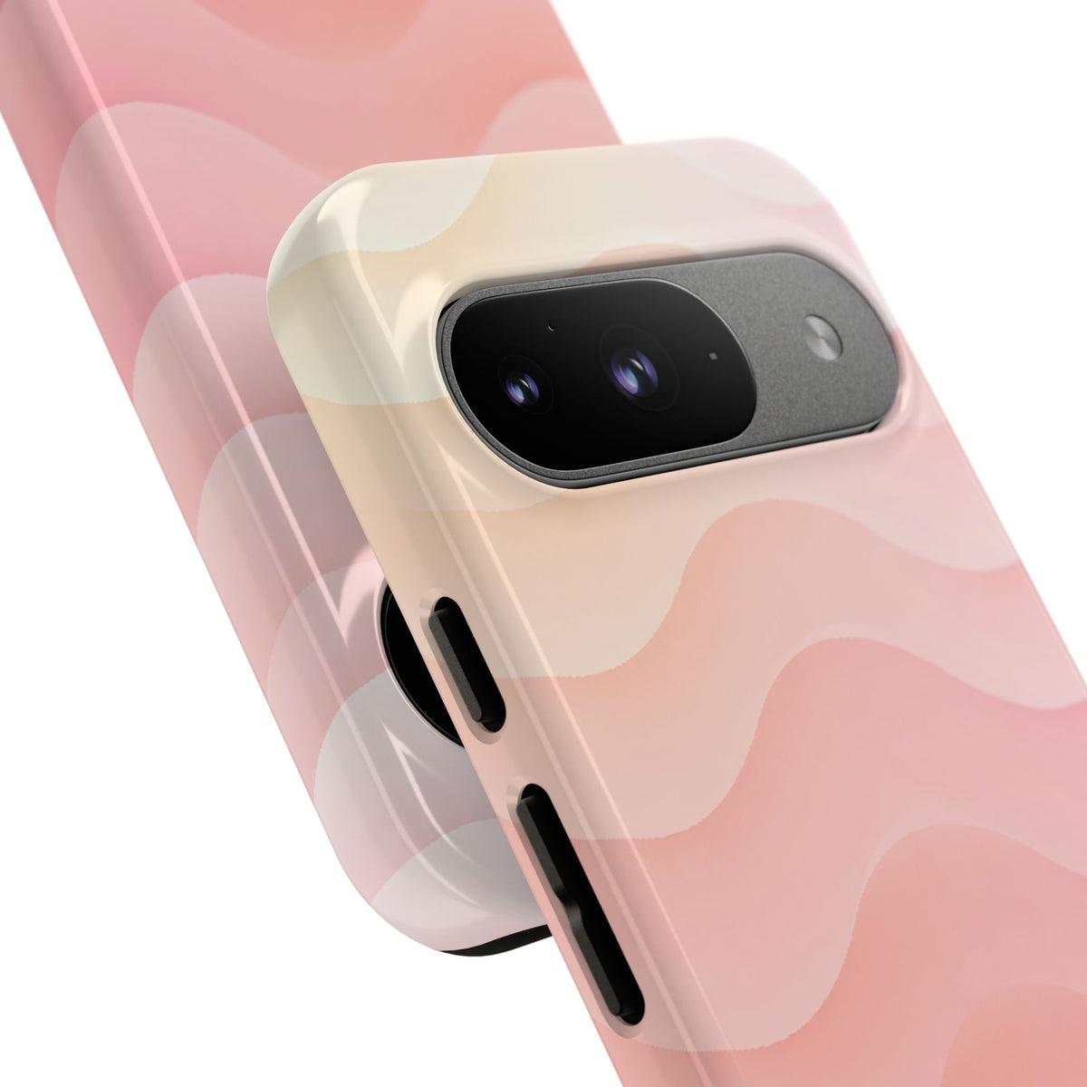 Blush Horizon Waves · Tough Phone Case for Pixel ·  Pink
