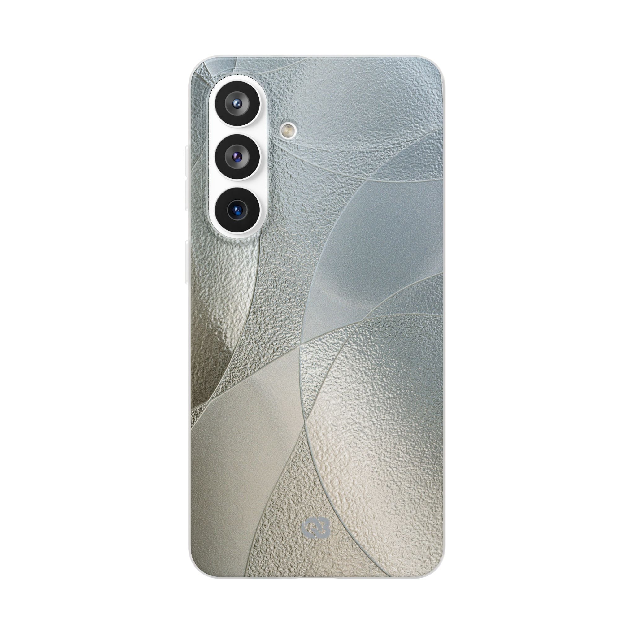 Silver Lite Phone Case for Samsung - Frosted Silver Mosaic