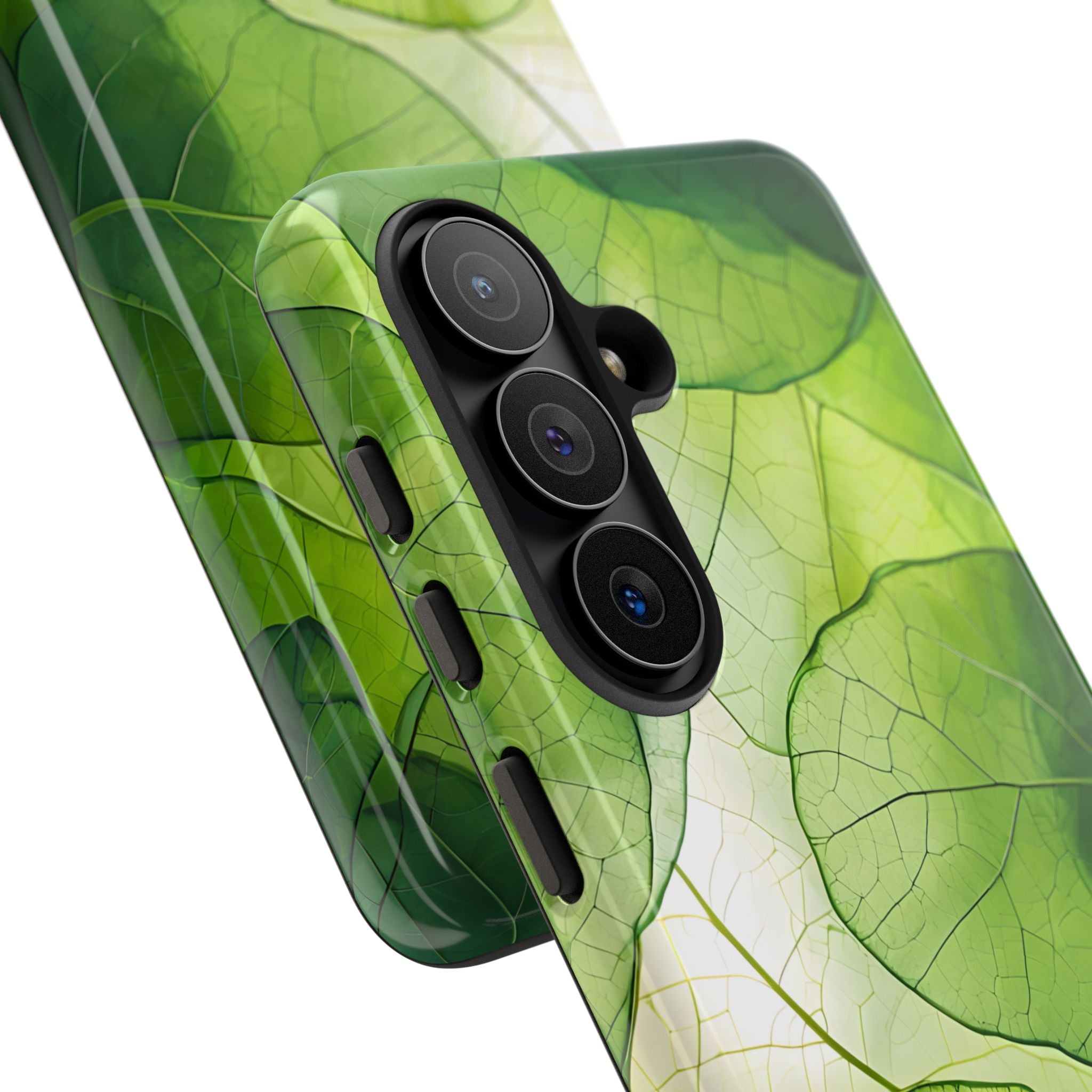 Emerald Leaf Veins · Tough Phone Case for Samsung