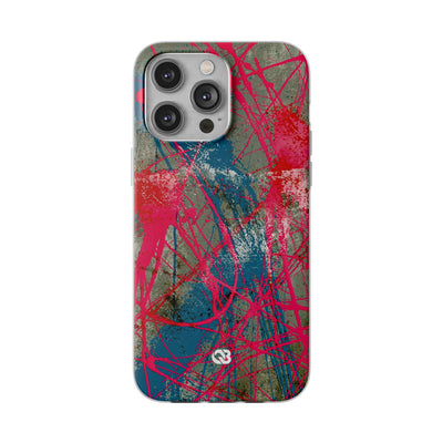 Neon Static Drip · Lite Phone Case for iPhone ·  Pink