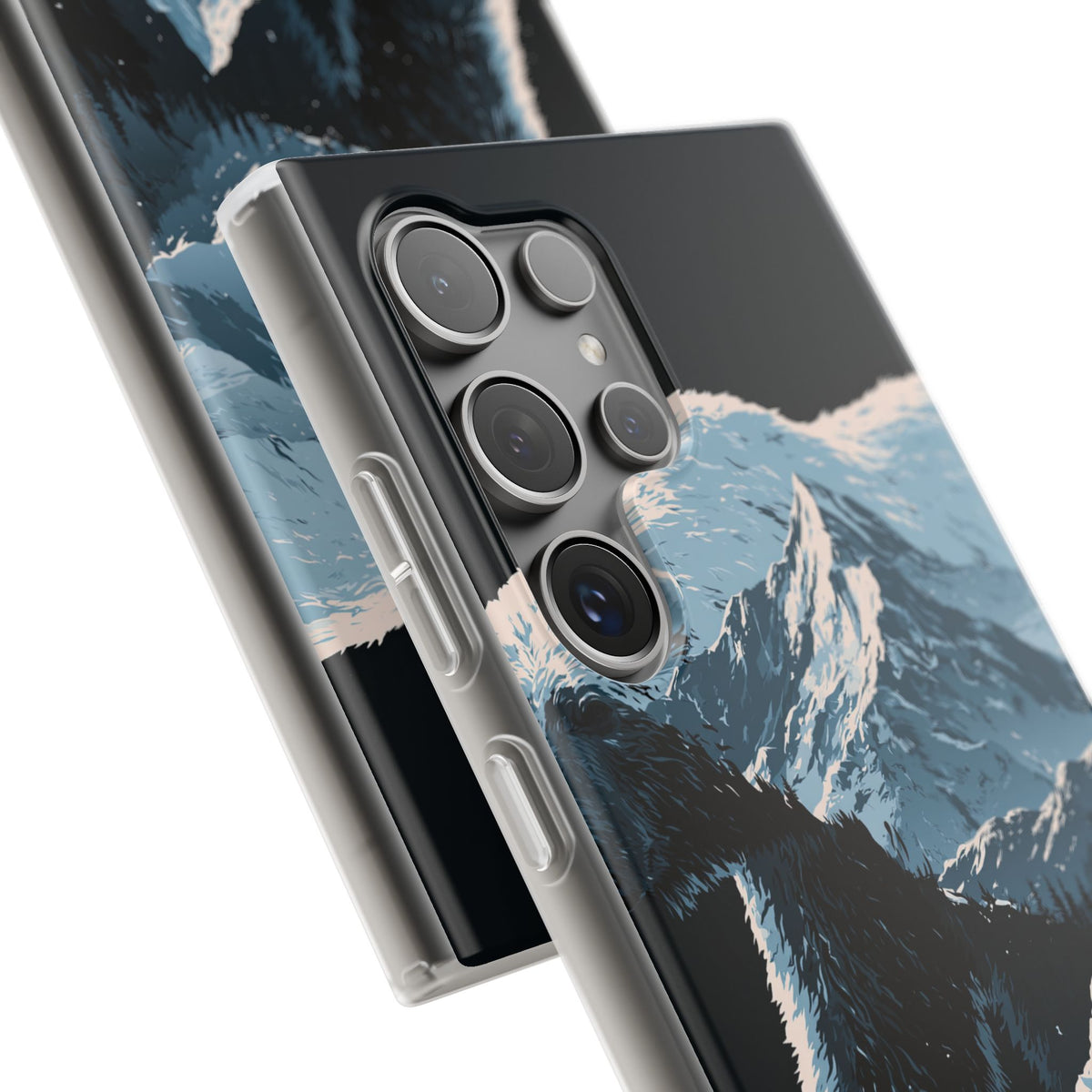 Nordic Arctic Bear · Lite Phone Case for Samsung · Black