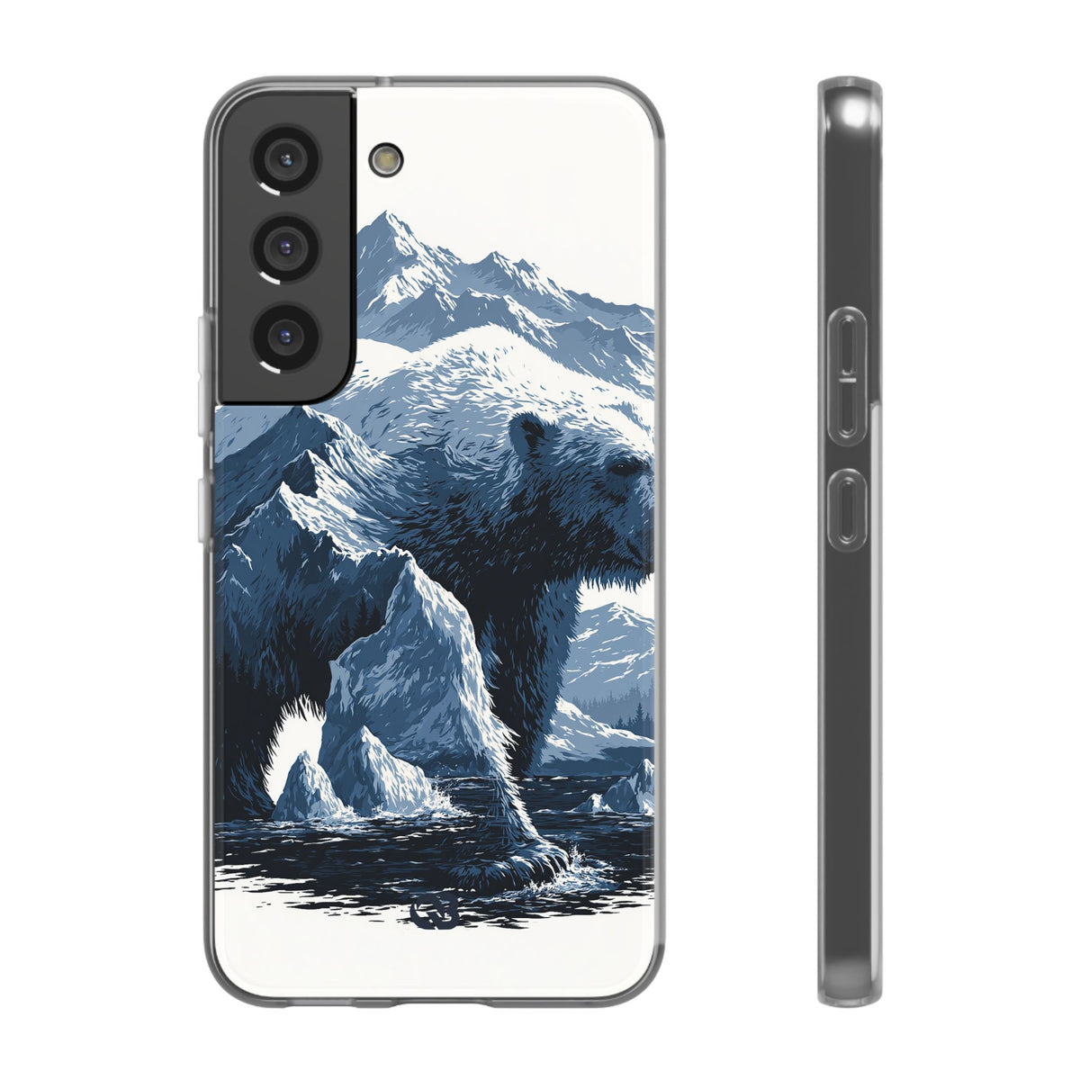 Fjord Summit Bear · Lite Phone Case for Samsung · Blue