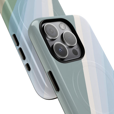 Green Tough 2.0 Magsafe Phone Case for iPhone - Sage Prism Beam