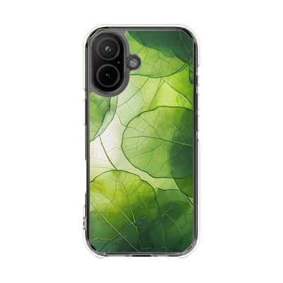 Emerald Leaf Veins · Impact Phone Case for iPhone · Magsafe