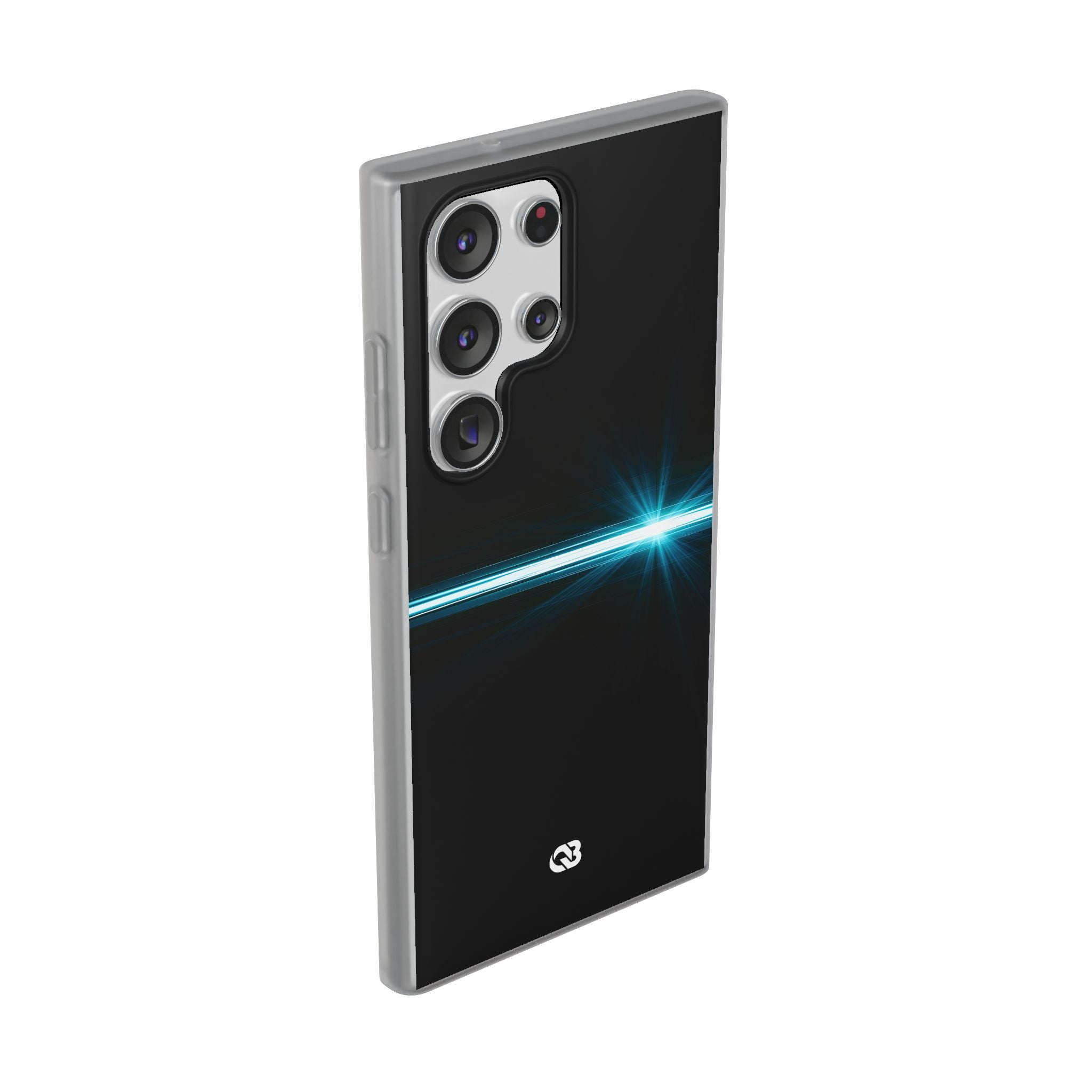 Blue Lite Phone Case for Samsung - Electric Cyan Ray