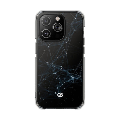 Black Impact MagSafe Phone Case for iPhone - Arctic Neural Mesh