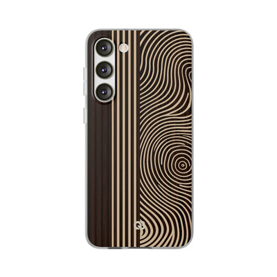 Timber Ring Contour · Lite Phone Case for Samsung · Brown