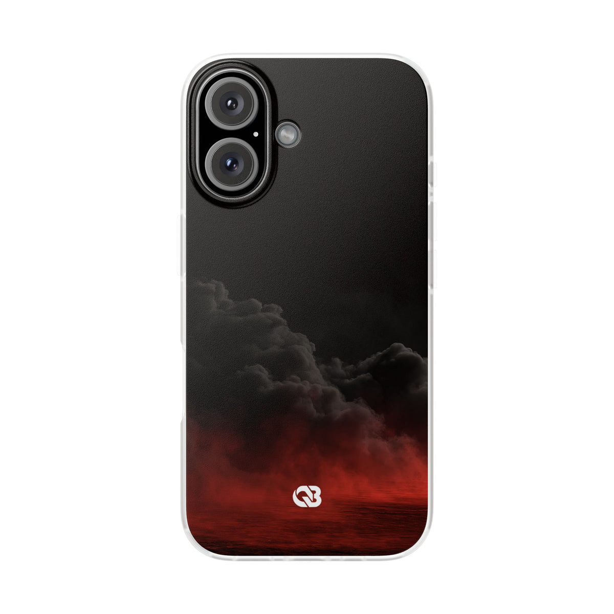 Crimson Fog Void · Lite Phone Case for iPhone ·  Black