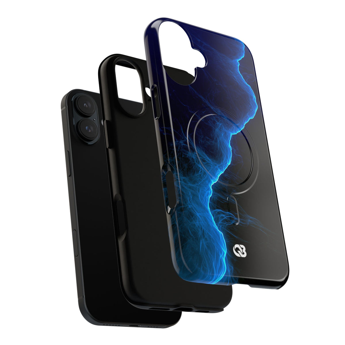 Electric Azure Drift · Tough 2.0 Magnetic Phone Case for iPhone · Blue