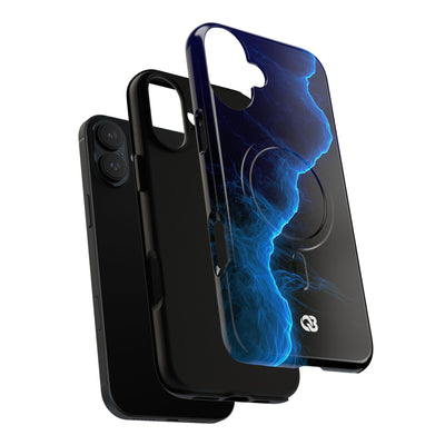 Electric Azure Drift · Tough 2.0 Magnetic Phone Case for iPhone · Blue
