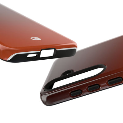 Burnt Amber Spectrum · Tough Phone Case for Samsung · Orange