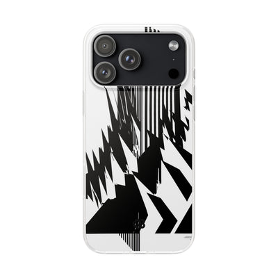 White Lite Phone Case for iPhone - Shattered Vector Spire
