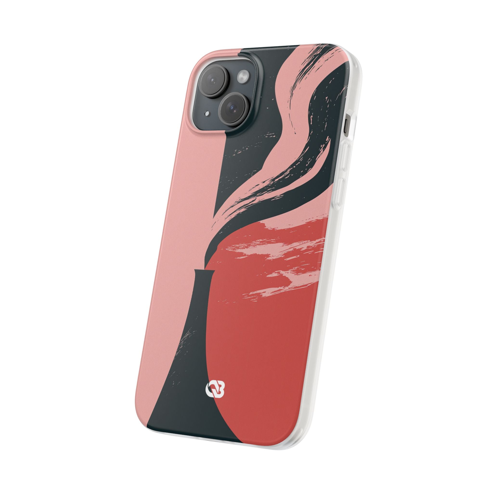 Pink Lite Phone Case for iPhone - Cinder Rose Plume