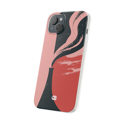 Pink Lite Phone Case for iPhone - Cinder Rose Plume