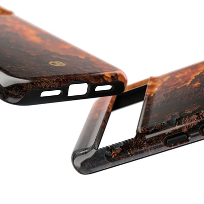 Orange Tough Phone Case for Google Pixel - Oxidized Iron Crust