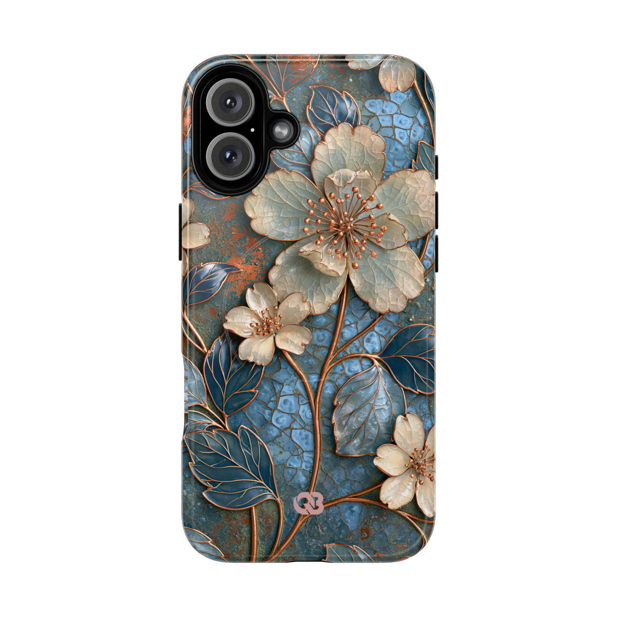 Gilded Blossom Reverie · Tough 2.0 Magnetic Phone Case for iPhone · Teal