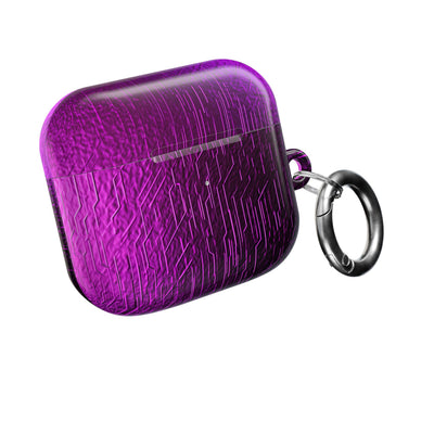 Violet Cyber Circuit · Hard Case for AirPods & AirPods Pro · Purple