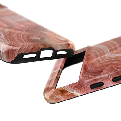 Blushing Rose Strata · Tough Phone Case for Pixel ·  Pink