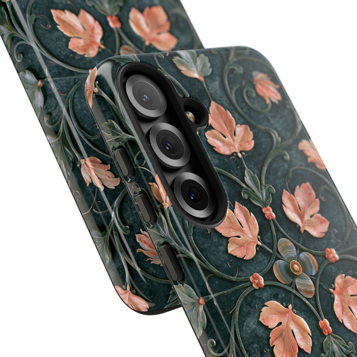 Florentine Rose Arabesque · Tough Phone Case for Samsung · Green