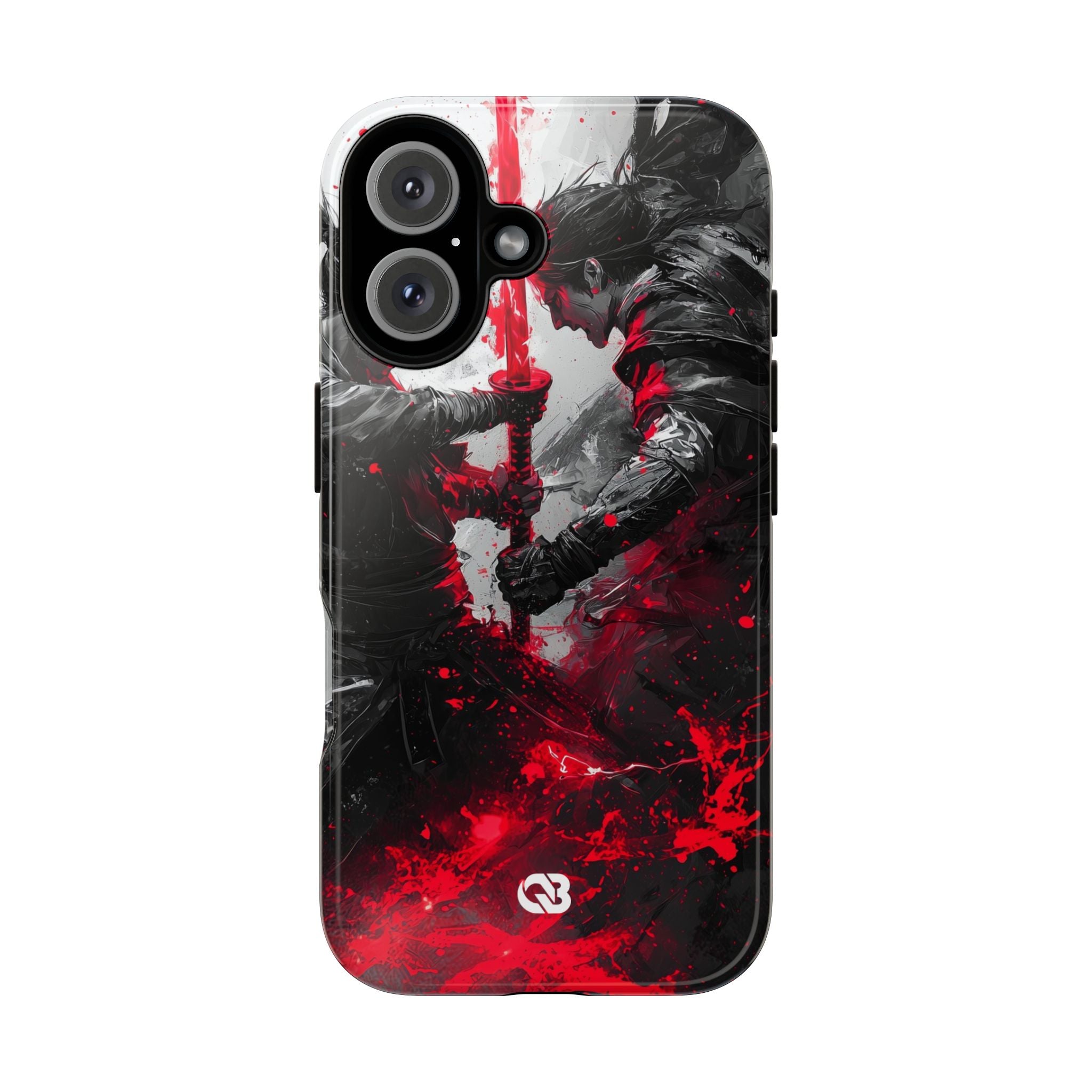 Shattered Crimson Duel · Tough Phone Case for iPhone