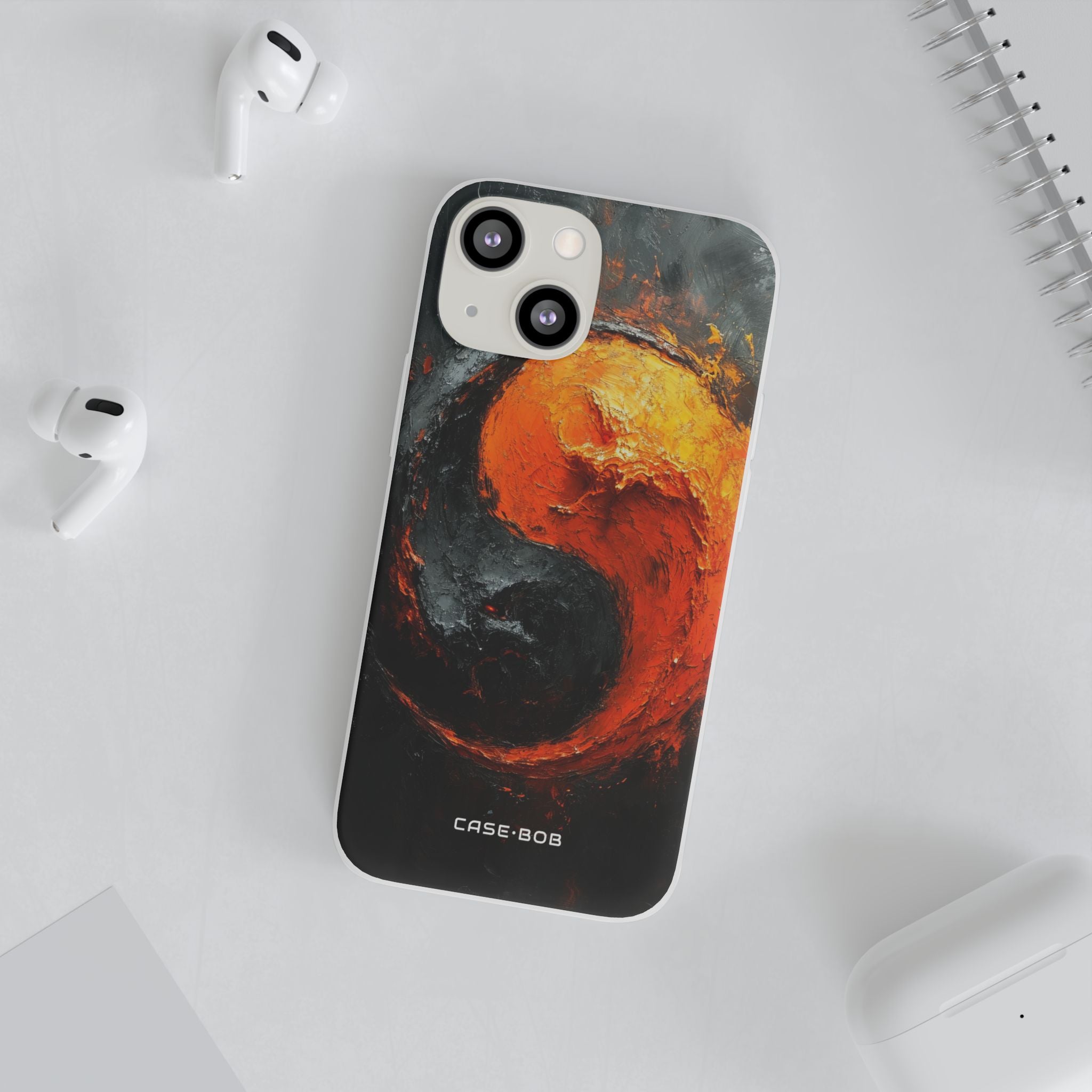 Molten Yin-Yang iPhone 13 mini Case - Soft
