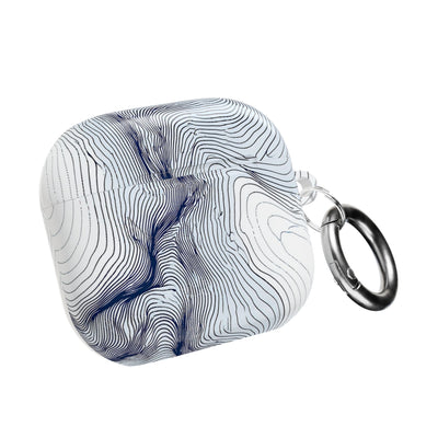 Nordic Ridge Contour · Hard Case for AirPods & AirPods Pro · White