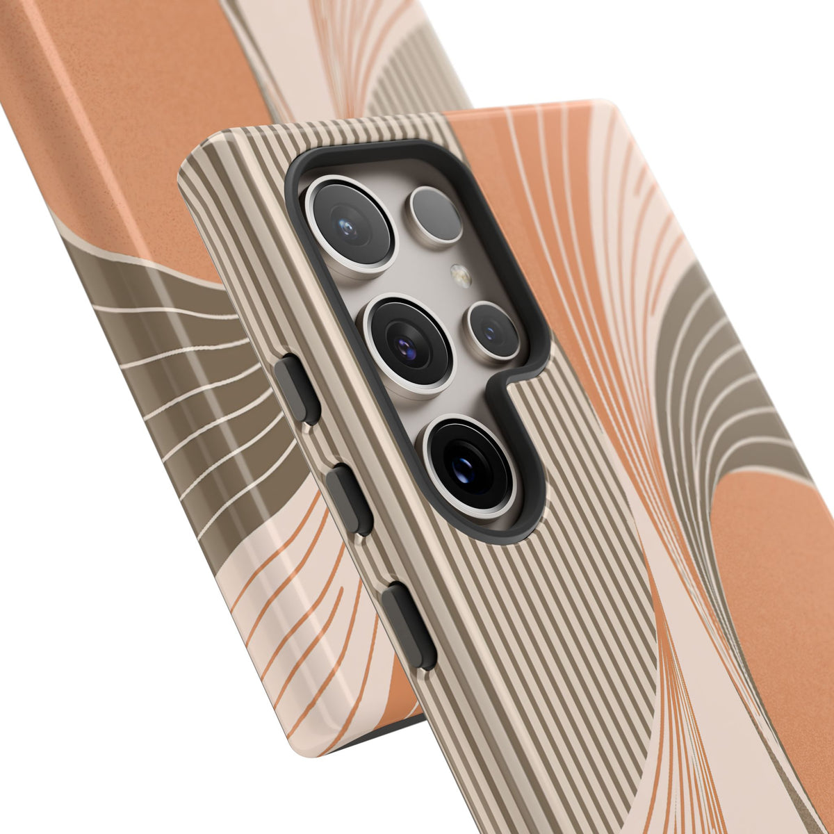 Terracotta Meridian · Tough Phone Case for Samsung · Orange
