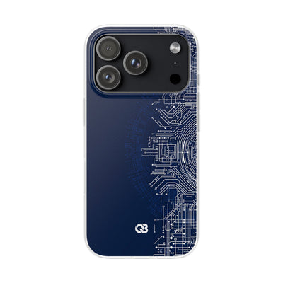 Blue Lite Phone Case for iPhone - Cobalt Circuit Logic