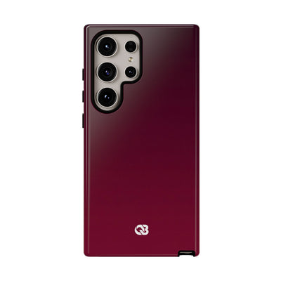 Red Tough Phone Case for Samsung - Deep Sangria Gradient