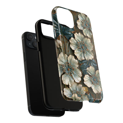 Gilded Blossom Reverie · Tough 2.0 Magnetic Phone Case for iPhone · Teal