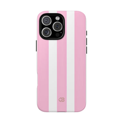 Soft Pink Stripe · Tough Coque de téléphone pour iPhone