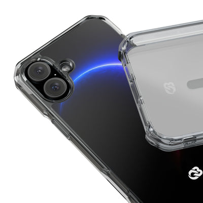 Luminous Eclipse · Clear Impact Magnetic Phone Case for iPhone · Black