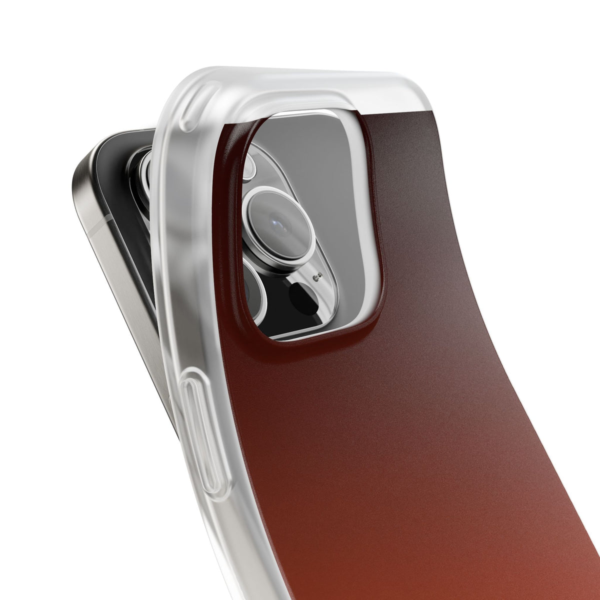 Burnt Amber Spectrum · Lite Phone Case for iPhone ·  Orange