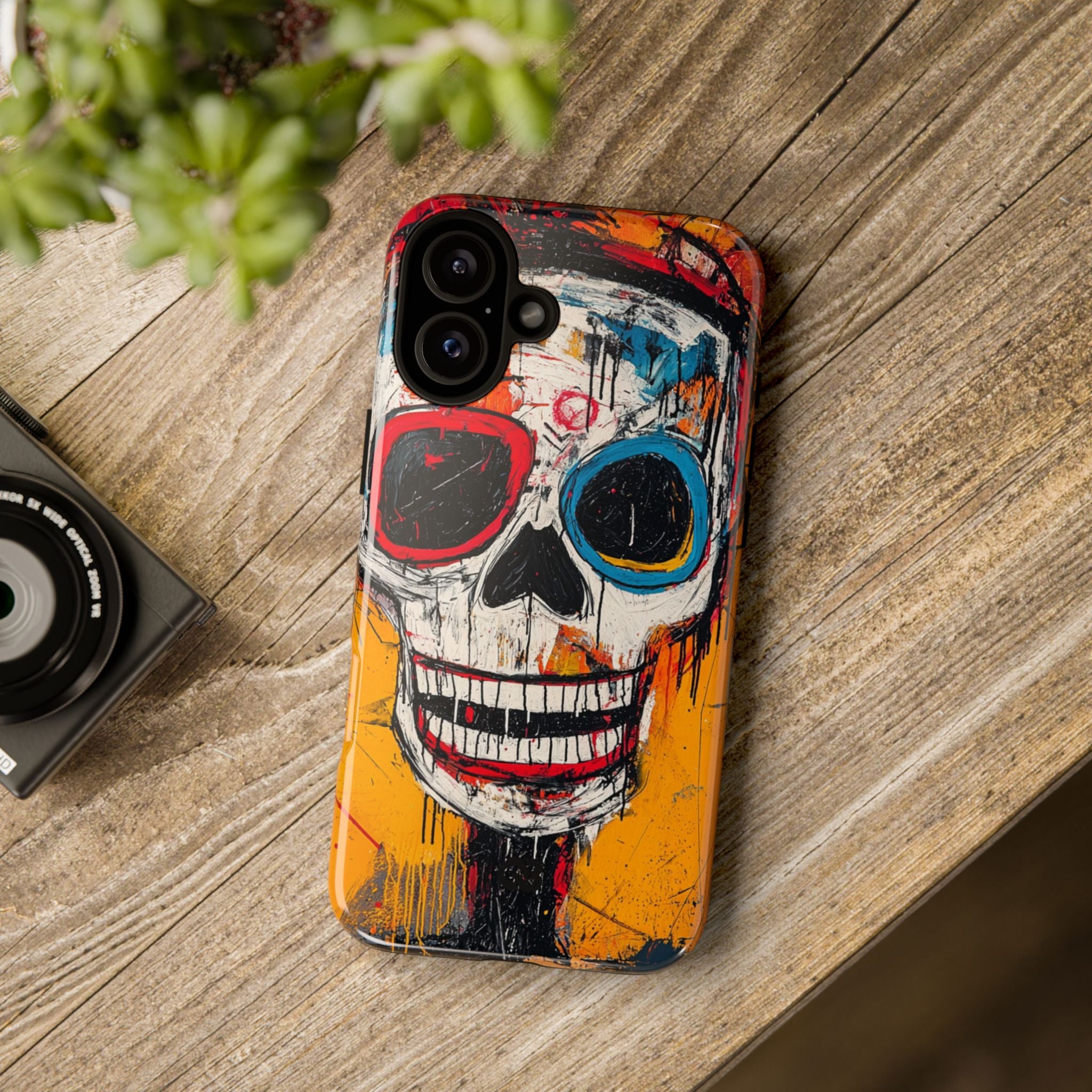 Vivid Graffiti Skull · Tough Phone Case for iPhone