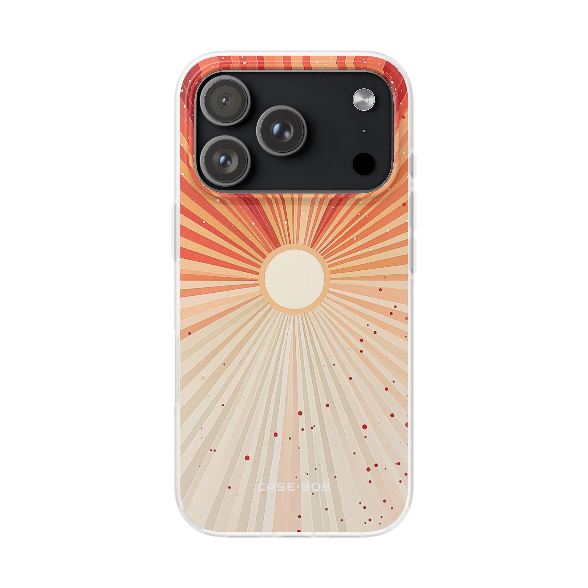 Solar Bloom iPhone 17 Pro Case - Soft - CASE•BOB