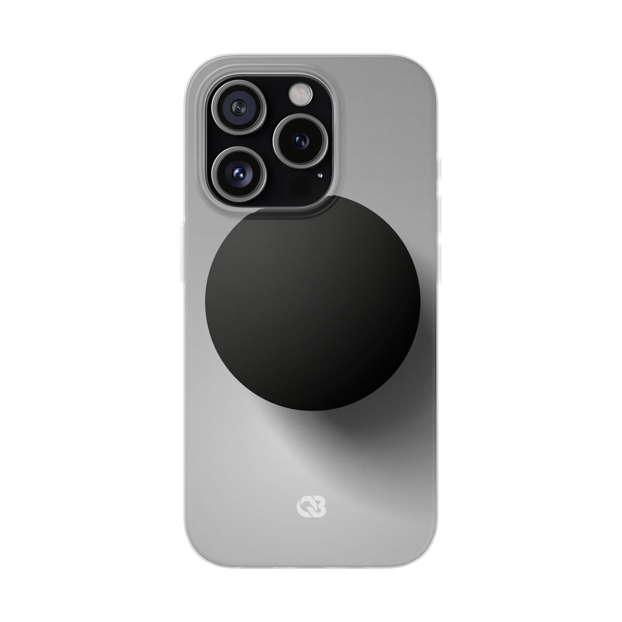 Grey Lite Phone Case for iPhone - Matte Onyx Sphere