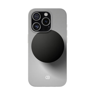 Grey Lite Phone Case for iPhone - Matte Onyx Sphere