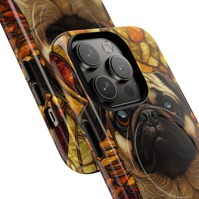 Amber Pug Divinità · Tough+ Custodia per iPhone · Magsafe