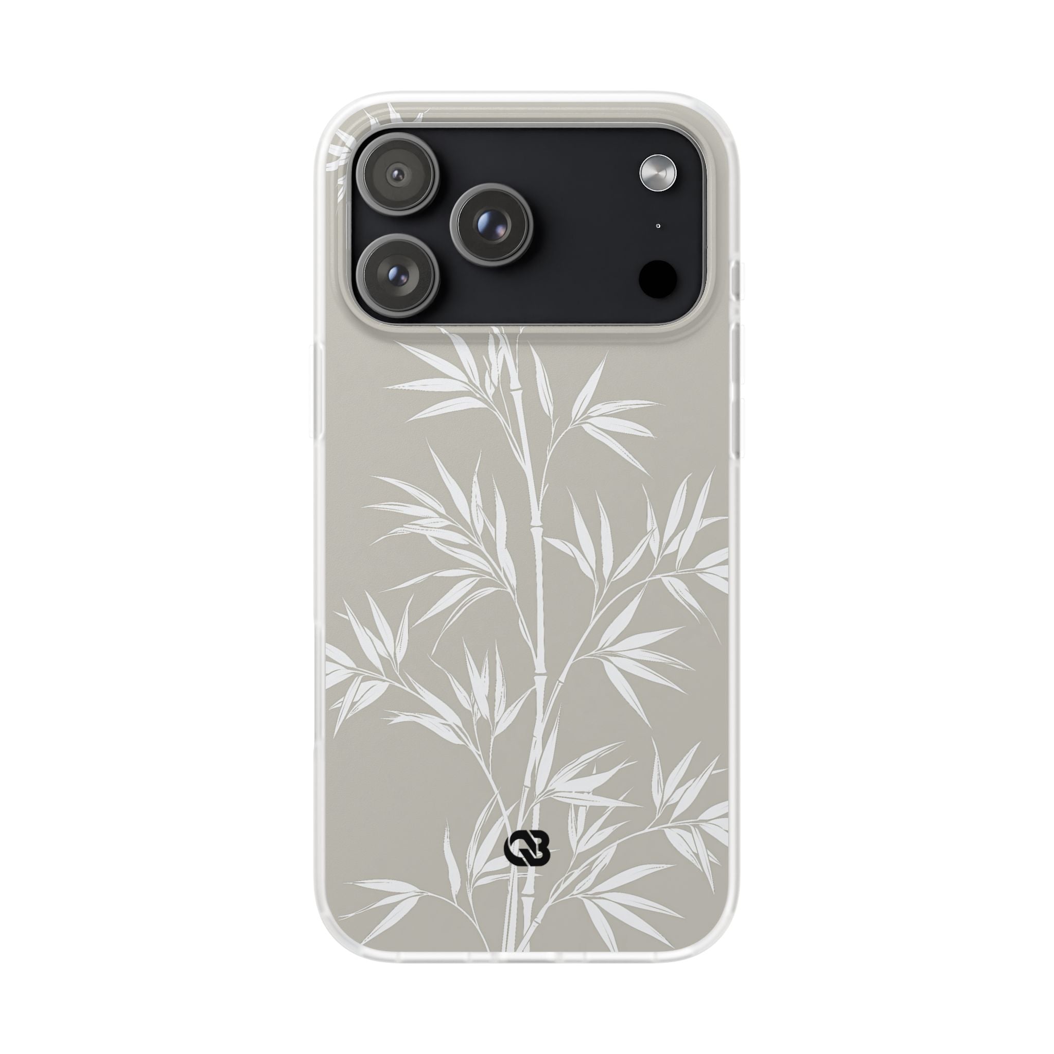 Beige Lite Phone Case for iPhone - Sandstone Bamboo Stalks