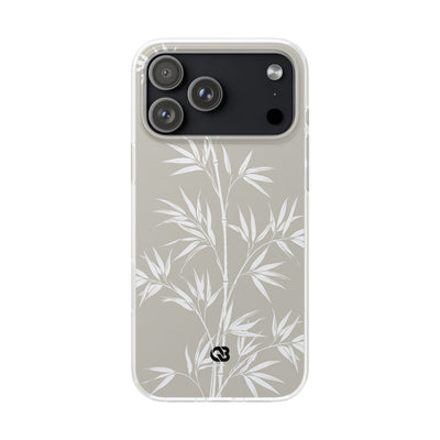 Beige Lite Phone Case for iPhone - Sandstone Bamboo Stalks