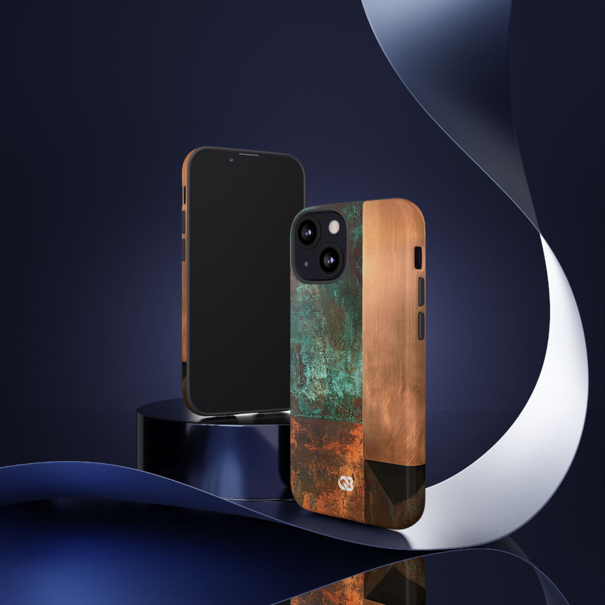 Oxidized Copper Patina · Tough Phone Case for iPhone · Green