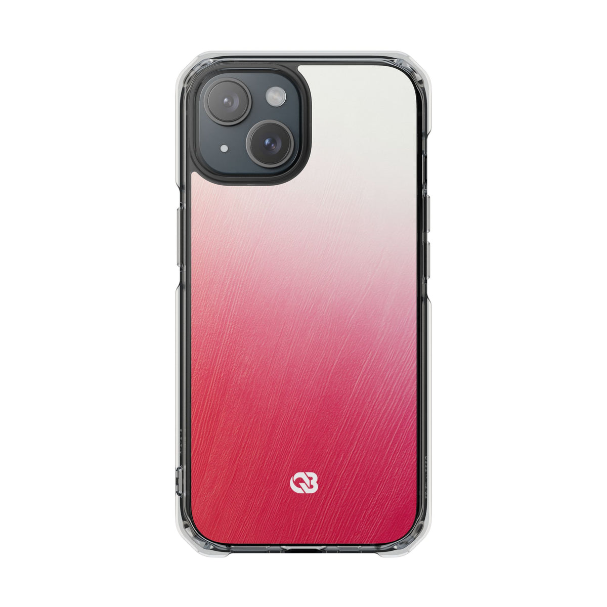 Rose Haze · Clear Impact Magnetic Phone Case for iPhone · Pink