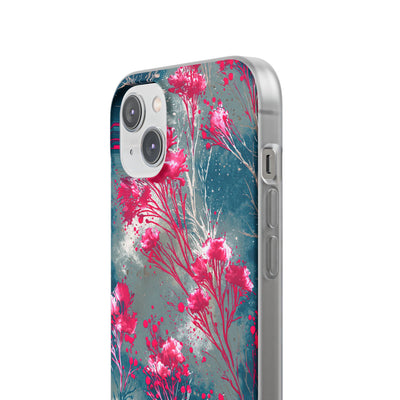 Cyber Blossom · Lite Phone Case for iPhone ·  Teal