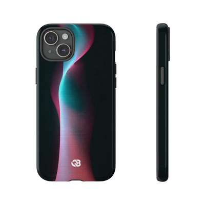 Neon Pixel Flow · Tough Phone Case for iPhone · Black
