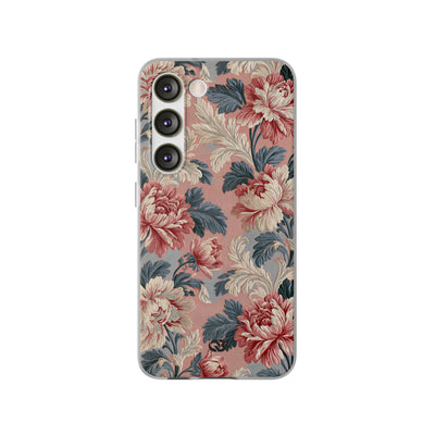 Blush Peony Jacquard · Lite Phone Case for Samsung · Pink