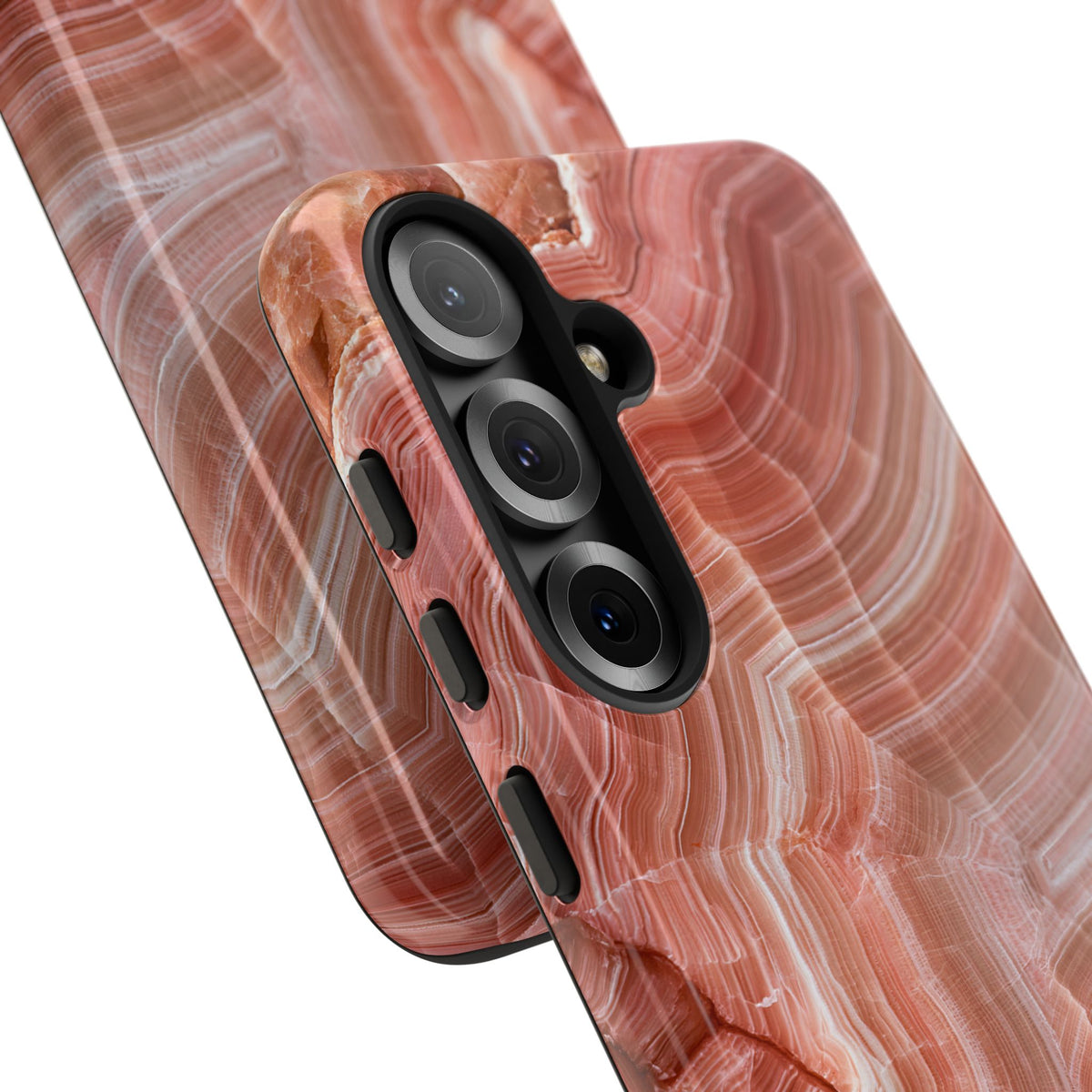 Blushing Rose Strata · Tough Phone Case for Samsung · Pink