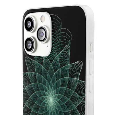 Verdant Harmonic Bloom · Lite Phone Case for iPhone ·  Black