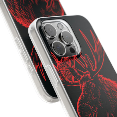 Nordic Elk · Lite Phone Case for iPhone ·  Black