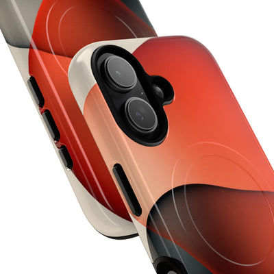 Translucent Crimson Form · Tough 2.0 Magnetic Phone Case for iPhone · Red