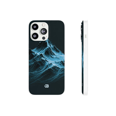 Nordic Frost Peak · Lite Phone Case for iPhone ·  Blue